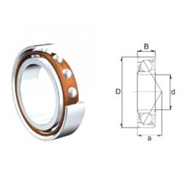 10 mm x 35 mm x 11 mm  ZEN S7300B Rolamentos de esferas de contacto angular