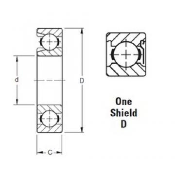 100 mm x 180 mm x 34 mm  Timken 220WD Rolamentos de esferas profundas